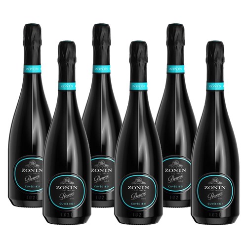 Case of 6 Zonin Prosecco Cuvee DOC 1821